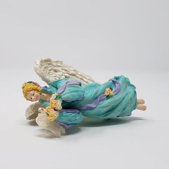 1999 Hallmark Inspirational Angel Spring Handcrafted Keepsake Easter Ornament - Picture 3 of 7